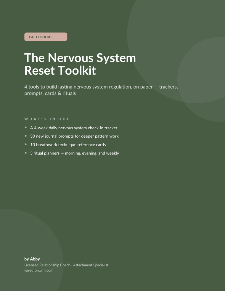 The Nervous System Reset Toolkit — cover